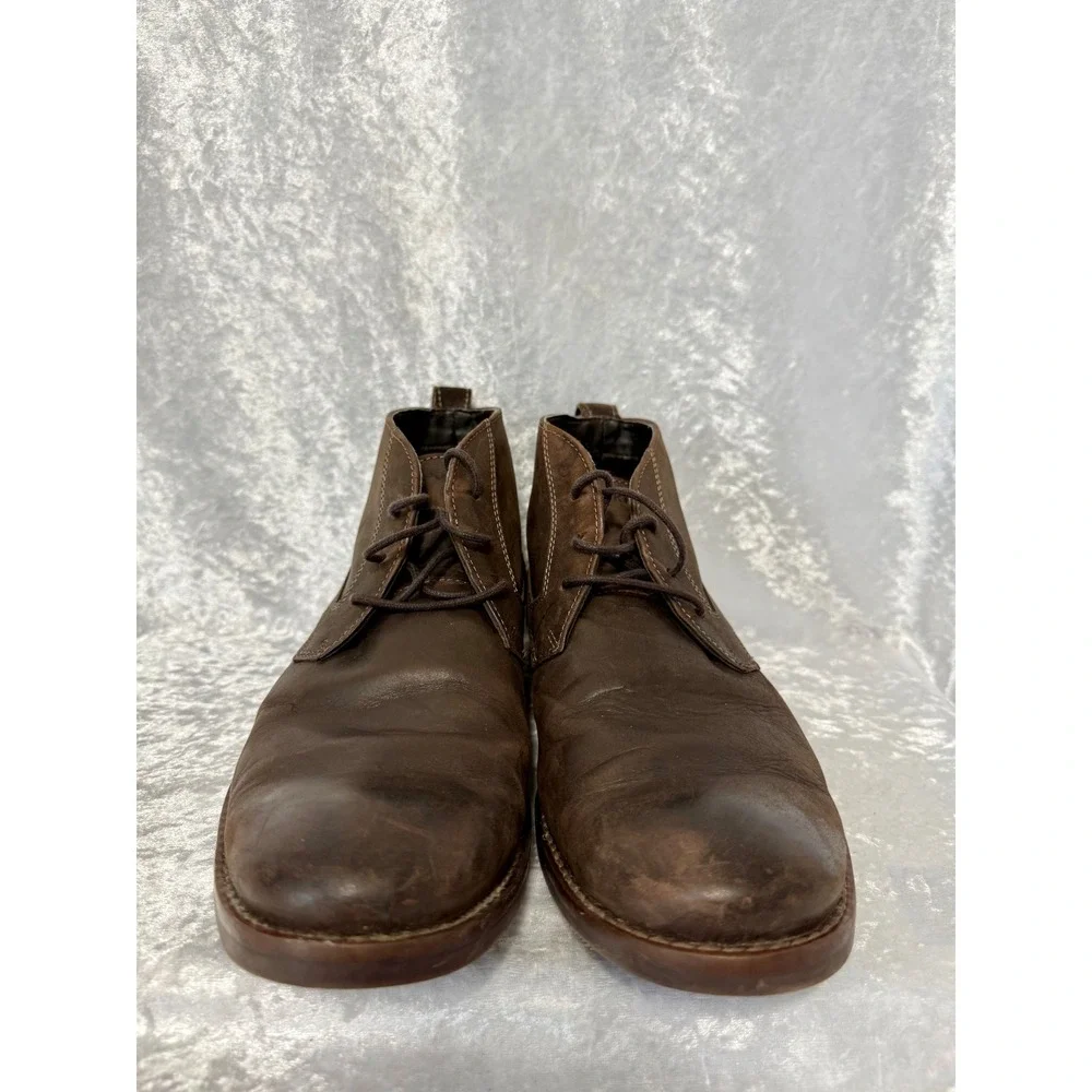 Rockport Leather Wynstin Chukka Mens Boots Dark Brown Leather CG7303 Size 8.5 M